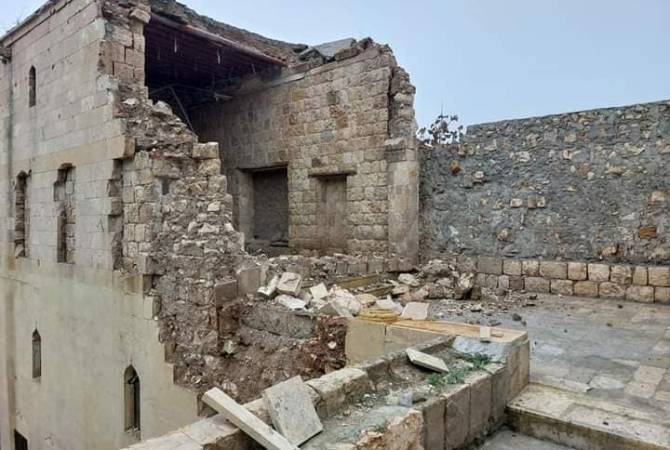 Cilician high school of Aleppo damaged in earthquake