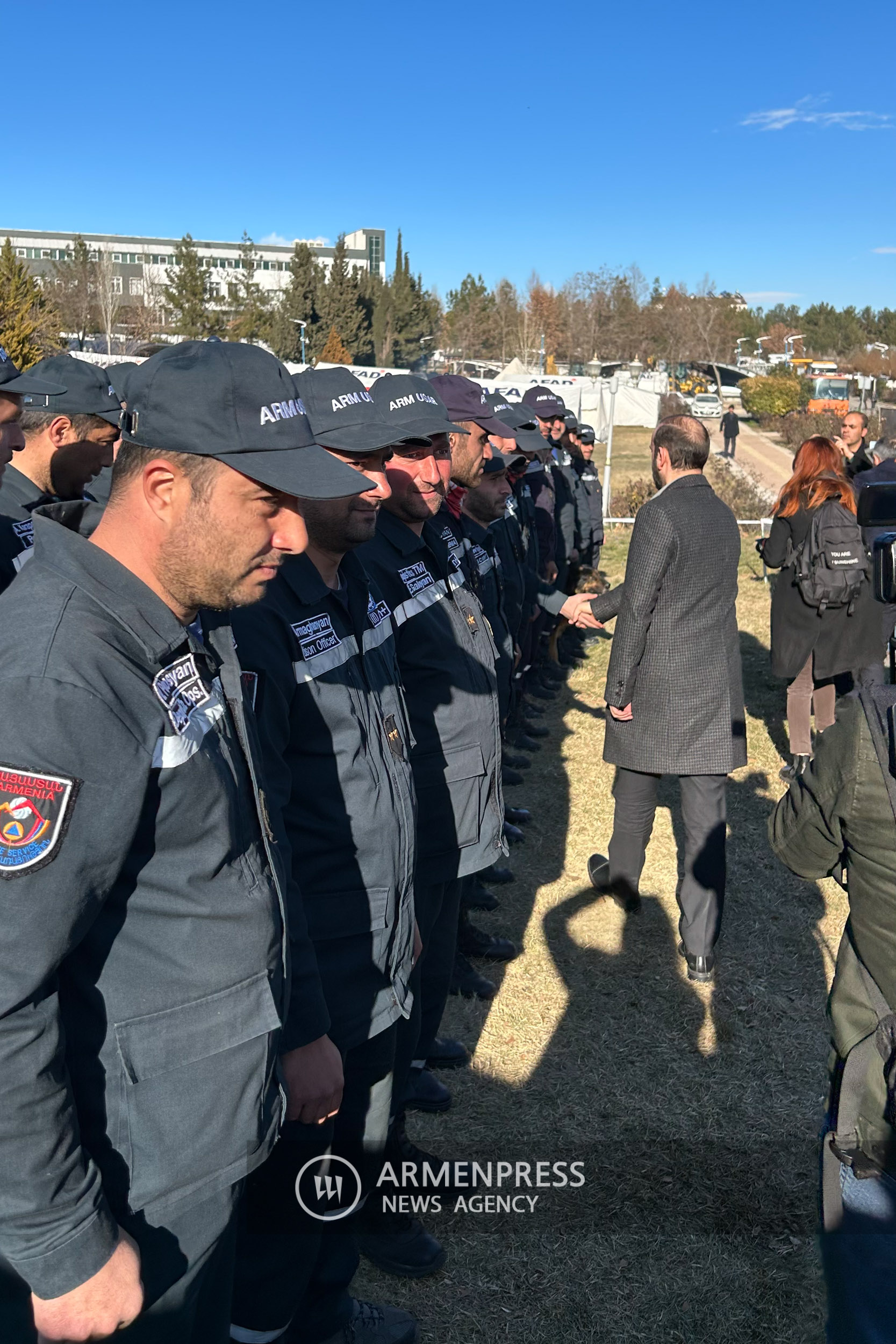 Foreign Minister Ararat Mirzoyan visits Armenian search and rescue team in Adiyaman, southeastern Turkey