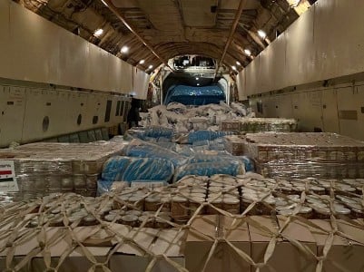 Armenia sends 32 tons of humanitarian aid to quake-hit Syria